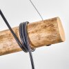 Koyoto Suspension, Boule lumineuse, Suspension Écru, Noir, 5 lumières