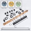 Koyoto Suspension, Boule lumineuse, Suspension Écru, Noir, 5 lumières