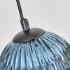 Koyoto Suspension, Boule lumineuse, Suspension Écru, Noir, 5 lumières