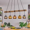 Koyoto Suspension, Boule lumineuse, Suspension Écru, Noir, 5 lumières