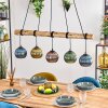 Koyoto Suspension, Boule lumineuse, Suspension Écru, Noir, 5 lumières