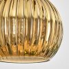 Koyoto Suspension, Boule lumineuse, Suspension Écru, Noir, 5 lumières