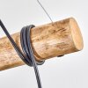 Koyoto Suspension, Boule lumineuse, Suspension Écru, Noir, 5 lumières