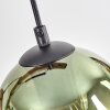 Koyoto Suspension, Boule lumineuse, Suspension Écru, Noir, 5 lumières