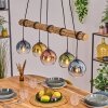 Koyoto Suspension, Boule lumineuse, Suspension Écru, Noir, 5 lumières