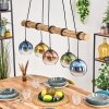 Koyoto Suspension, Boule lumineuse, Suspension Écru, Noir, 5 lumières
