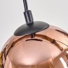 Koyoto Suspension, Boule lumineuse, Suspension Écru, Noir, 5 lumières
