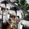 Koyoto Suspension, Boule lumineuse, Suspension Chrome, Clair, Fumé, 5 lumières