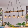 Koyoto Suspension, Boule lumineuse, Suspension Écru, Noir, 5 lumières
