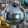 Koyoto Suspension, Boule lumineuse, Suspension Bleu, Or, Vert, 6 lumières