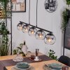 Koyoto Suspension, Boule lumineuse, Suspension Clair, Fumé, 5 lumières