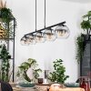 Koyoto Suspension, Boule lumineuse, Suspension Clair, Fumé, 5 lumières