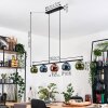 Koyoto Suspension, Boule lumineuse, Suspension Bleu, Vert, Cuivré, 5 lumières