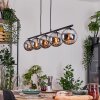 Gastor Suspension, Boule lumineuse, Suspension Chrome, Fumé, 5 lumières