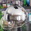 Koyoto Suspension, Boule lumineuse, Suspension Ambre, Clair, Fumé, 6 lumières