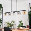 Koyoto Suspension, Boule lumineuse, Suspension Ambre, Clair, Fumé, 5 lumières