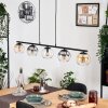 Koyoto Suspension, Boule lumineuse, Suspension Ambre, Clair, Fumé, 5 lumières