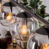 Koyoto Suspension, Boule lumineuse, Suspension Ambre, Clair, Fumé, 5 lumières
