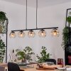Ripoll Suspension, Boule lumineuse, Suspension Ambre, Clair, 5 lumières