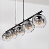 Ripoll Suspension, Boule lumineuse, Suspension Clair, Fumé, 5 lumières