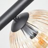 Koyoto Plafonnier, Boule lumineuse Ambre, Clair, 8 lumières