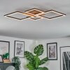 Brina Plafonnier LED Brun, 1 lumière