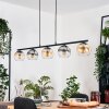Koyoto Suspension, Boule lumineuse, Suspension Ambre, Clair, Fumé, 5 lumières