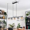 Koyoto Suspension, Boule lumineuse, Suspension Ambre, Clair, Fumé, 5 lumières