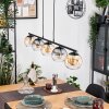 Koyoto Suspension, Boule lumineuse, Suspension Ambre, Clair, Fumé, 5 lumières