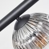 Ripoll Plafonnier, Boule lumineuse Ambre, Clair, Fumé, 8 lumières