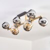 Koyoto Plafonnier, Boule lumineuse Or, Noir, 10 lumières