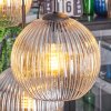 Koyoto Suspension, Boule lumineuse, Suspension Ambre, Clair, Fumé, 6 lumières