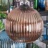 Koyoto Suspension, Boule lumineuse, Suspension Bleu, Or, Vert, Cuivré, 6 lumières