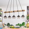 Koyoto Suspension, Boule lumineuse, Suspension Écru, Noir, 5 lumières