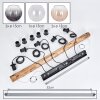 Koyoto Suspension, Boule lumineuse, Suspension Écru, Noir, 5 lumières