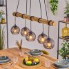 Koyoto Suspension, Boule lumineuse, Suspension Écru, Noir, 5 lumières