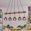 Koyoto Suspension, Boule lumineuse, Suspension Écru, Noir, 5 lumières