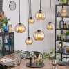 Koyoto Suspension, Boule lumineuse, Suspension Ambre, 6 lumières