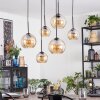 Koyoto Suspension, Boule lumineuse, Suspension Ambre, 6 lumières