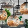 Ripoll Plafonnier, Boule lumineuse Ambre, Fumé, 5 lumières