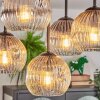 Ripoll Plafonnier, Boule lumineuse Ambre, Clair, Fumé, 5 lumières