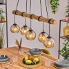 Koyoto Suspension, Boule lumineuse, Suspension Écru, Noir, 5 lumières