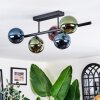 Chehalis Plafonnier, Boule lumineuse Bleu, Vert, Cuivré, 5 lumières