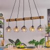 Ripoll Suspension, Boule lumineuse, Suspension Écru, Noir, 5 lumières