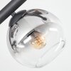 Koyoto Plafonnier, Boule lumineuse Clair, Fumé, 6 lumières