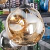 Ripoll Suspension, Boule lumineuse, Suspension Ambre, Clair, Fumé, 6 lumières