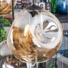 Ripoll Suspension, Boule lumineuse, Suspension Ambre, Clair, Fumé, 6 lumières
