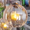 Koyoto Suspension, Boule lumineuse, Suspension Ambre, Clair, 6 lumières