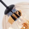 Koyoto Suspension, Boule lumineuse, Suspension Ambre, Clair, 6 lumières