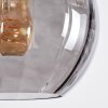 Koyoto Suspension, Boule lumineuse, Suspension Ambre, Fumé, 6 lumières
